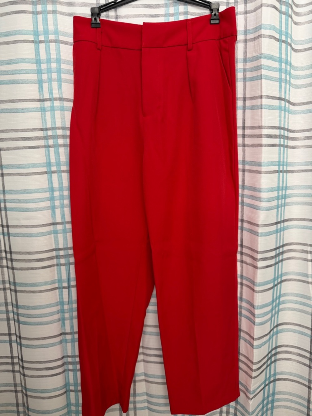 Men's Red Dress Pants - Classic Straight Fit